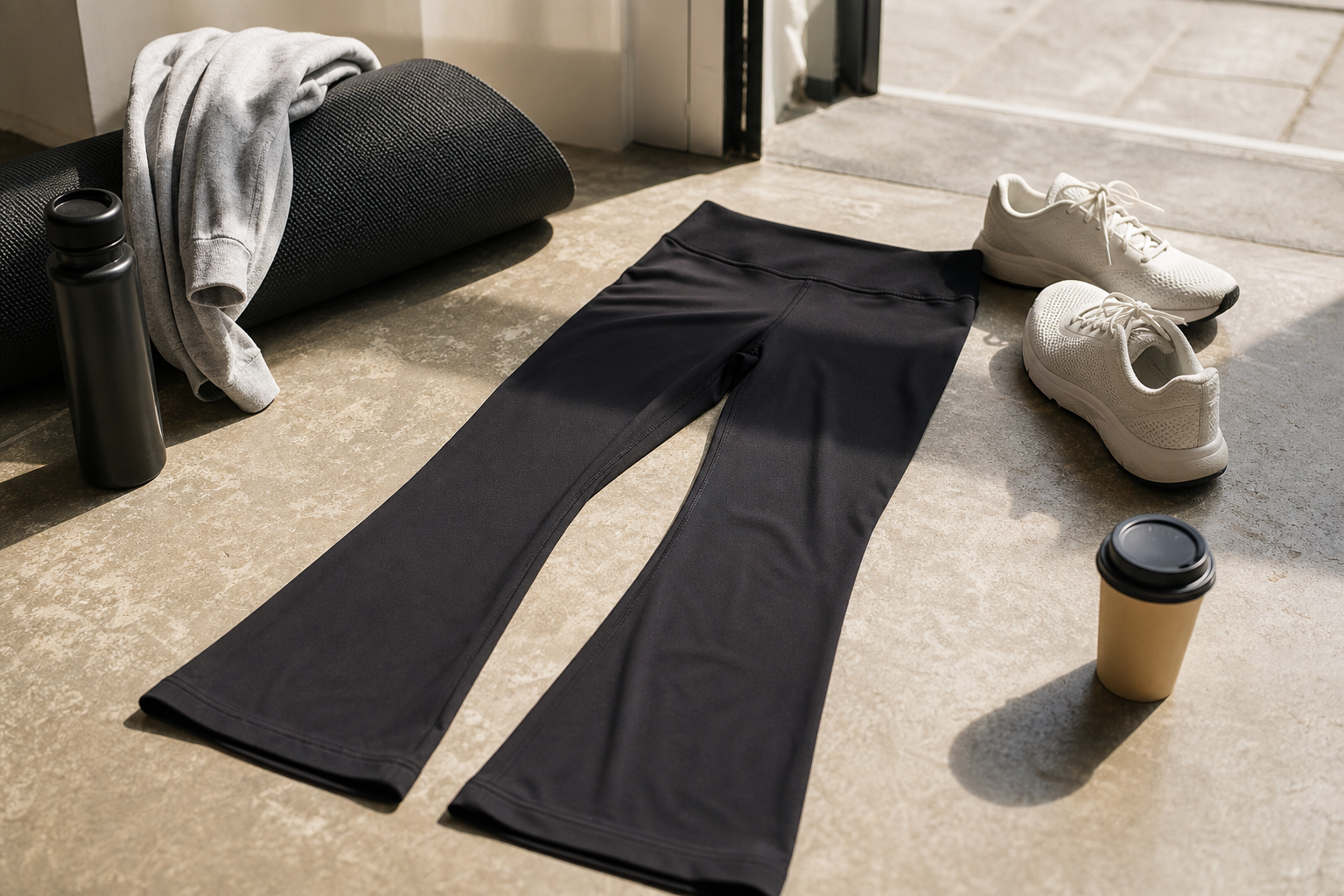best flared leggings — editorial clearance guide image